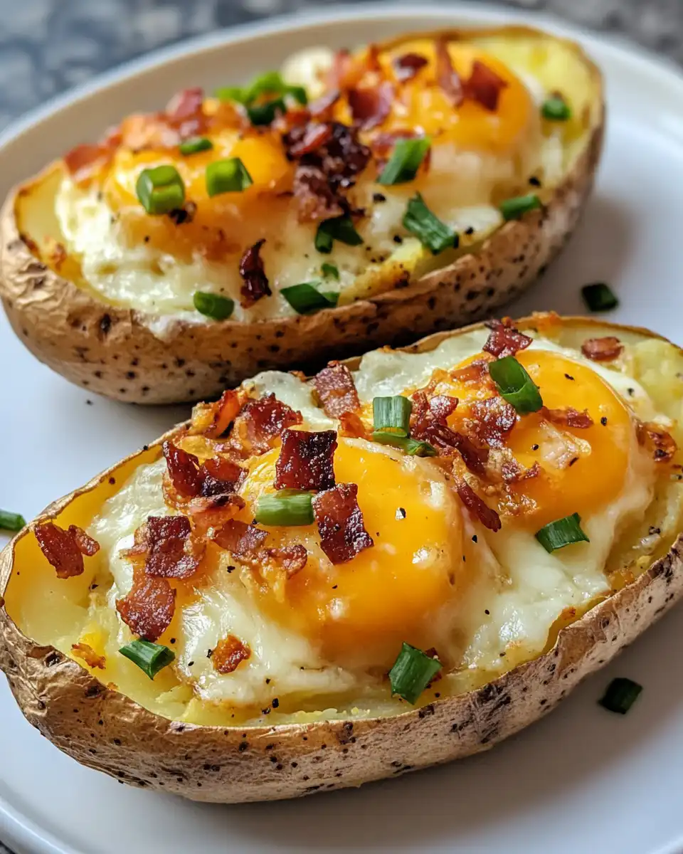 Step by step how twice baked potatoes are made