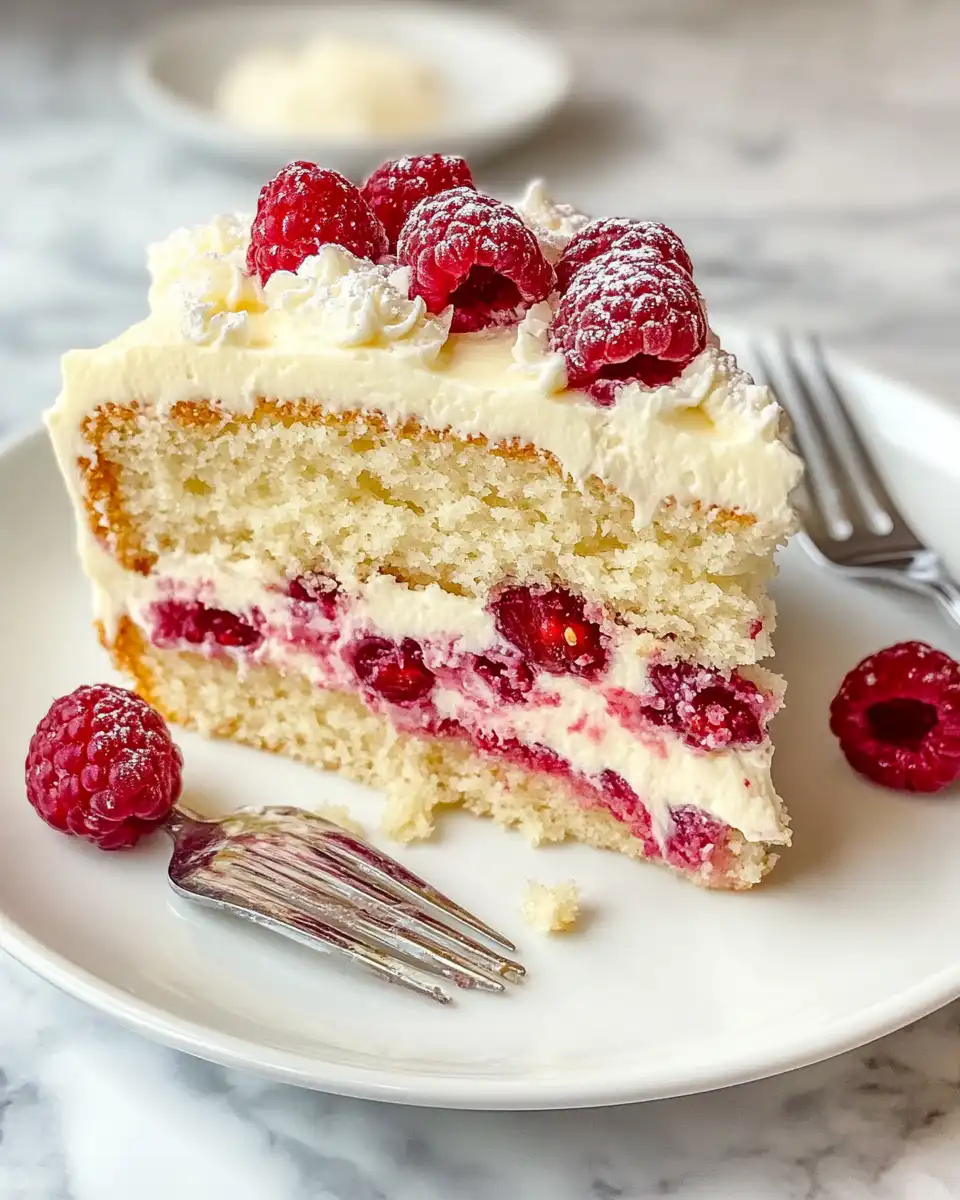 Ingredients for white chocolate raspberry dream cake ready to mix