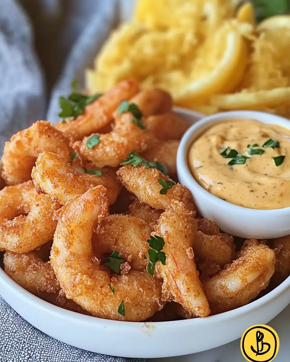 Creamy Louisiana style spicy remoulade sauce served on shrimp tacos